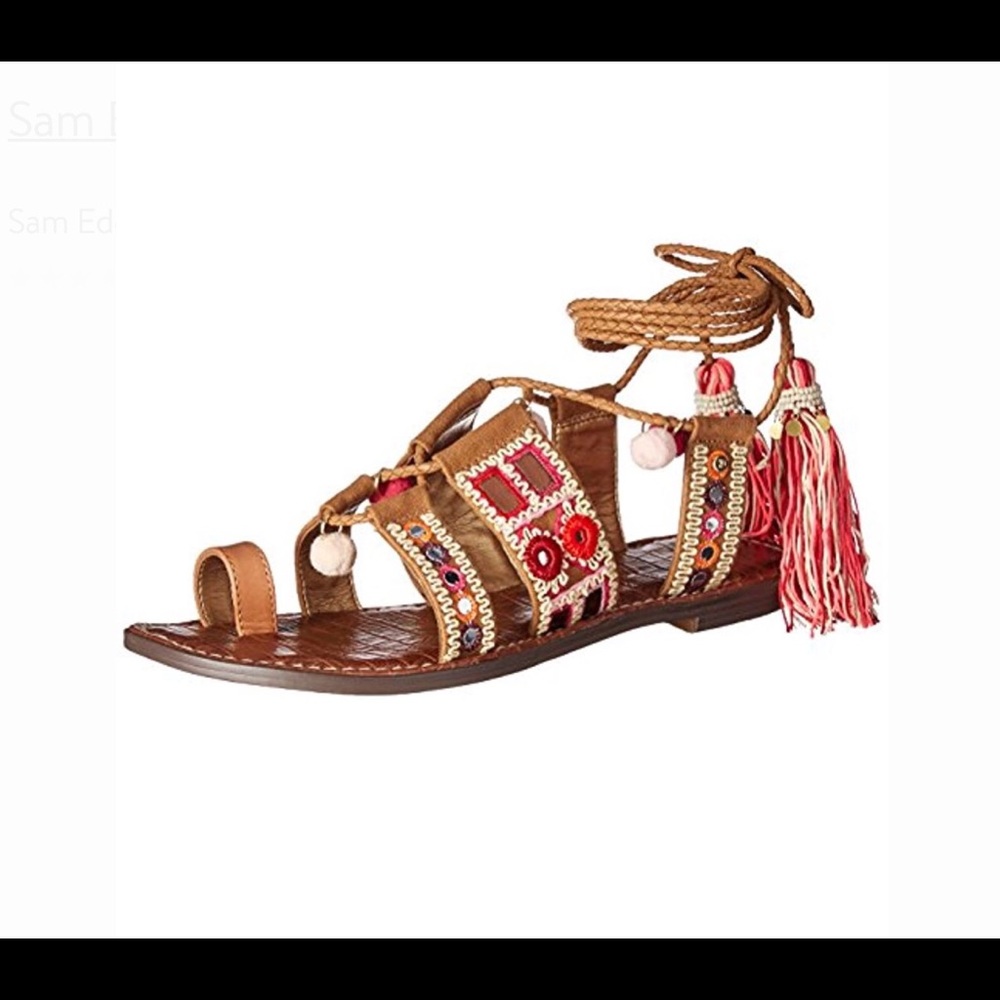 NWT Sam Edelman Gretchen Lace-Up Sandal (Size 7)